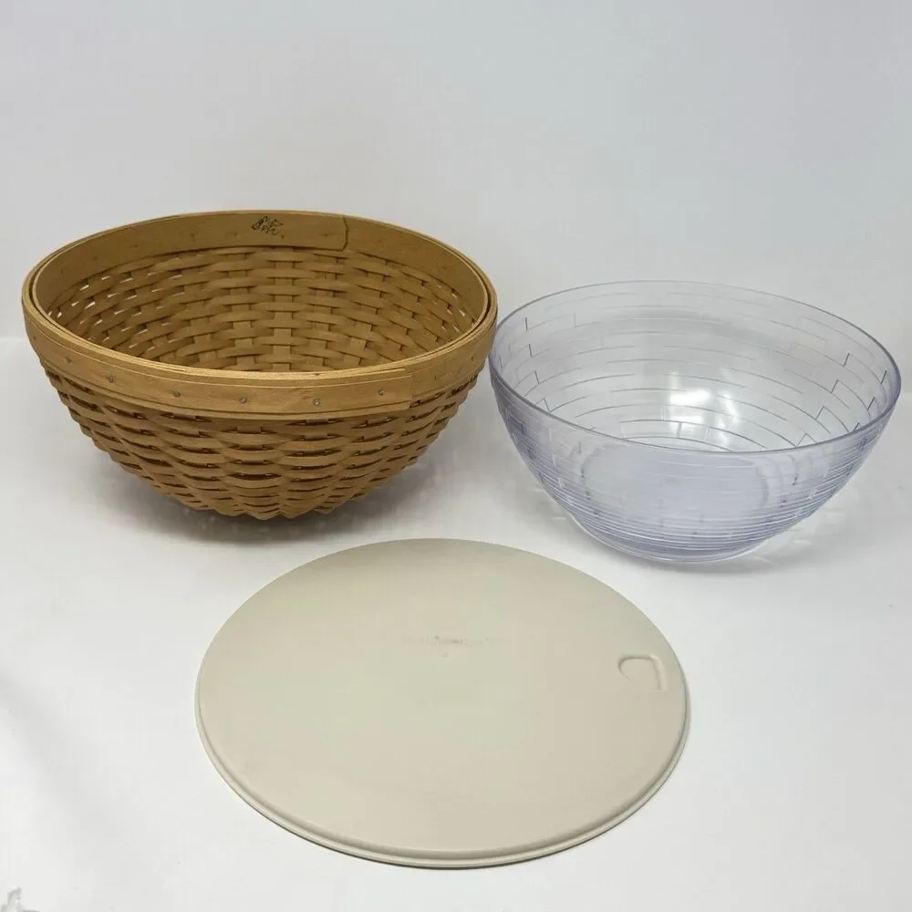 Longaberger Hostess Woven Bowl Basket 11 Inch Serving Solutions